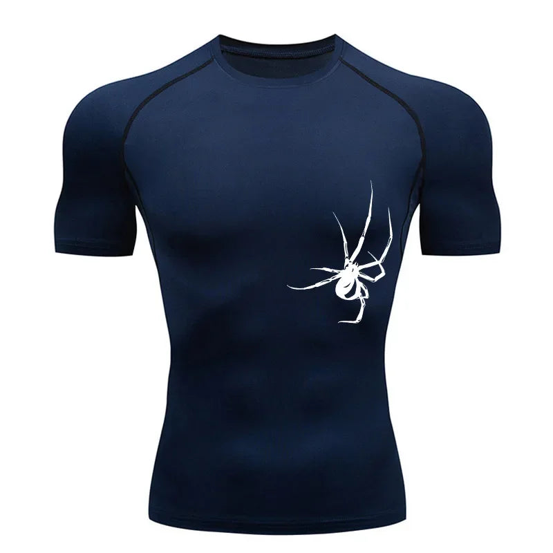 BLKED™ Spider Short Sleeve Compression Shirt