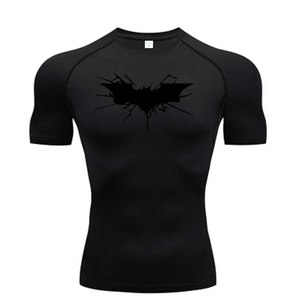 BLKED™ Bat Man v2 Short Sleeve Compression Shirt