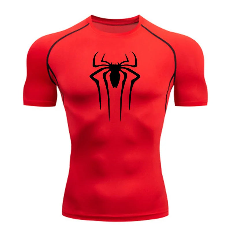 BLKED™ Spider Man Short Sleeve Compression Shirt