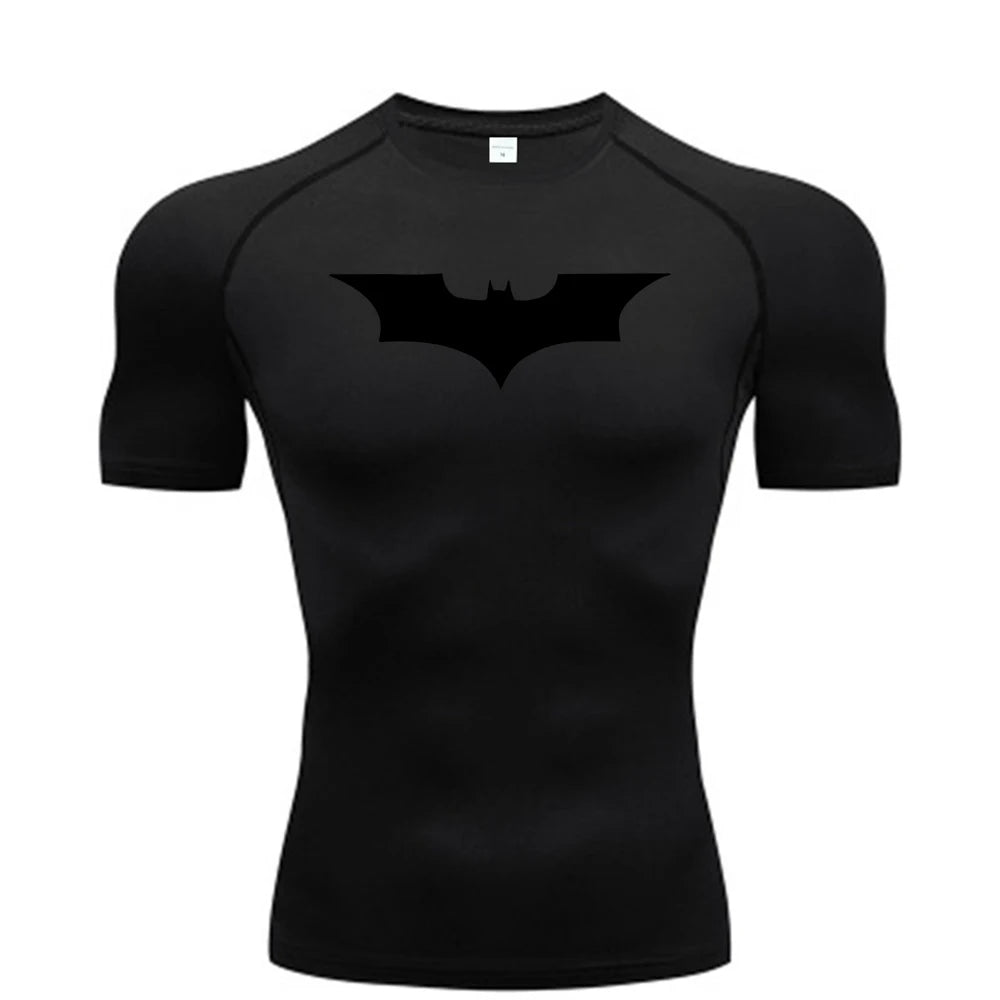 BLKED™ Bat Man Short Sleeve Compression Shirt