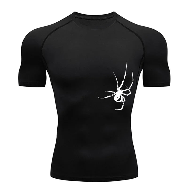 BLKED™ Spider Short Sleeve Compression Shirt