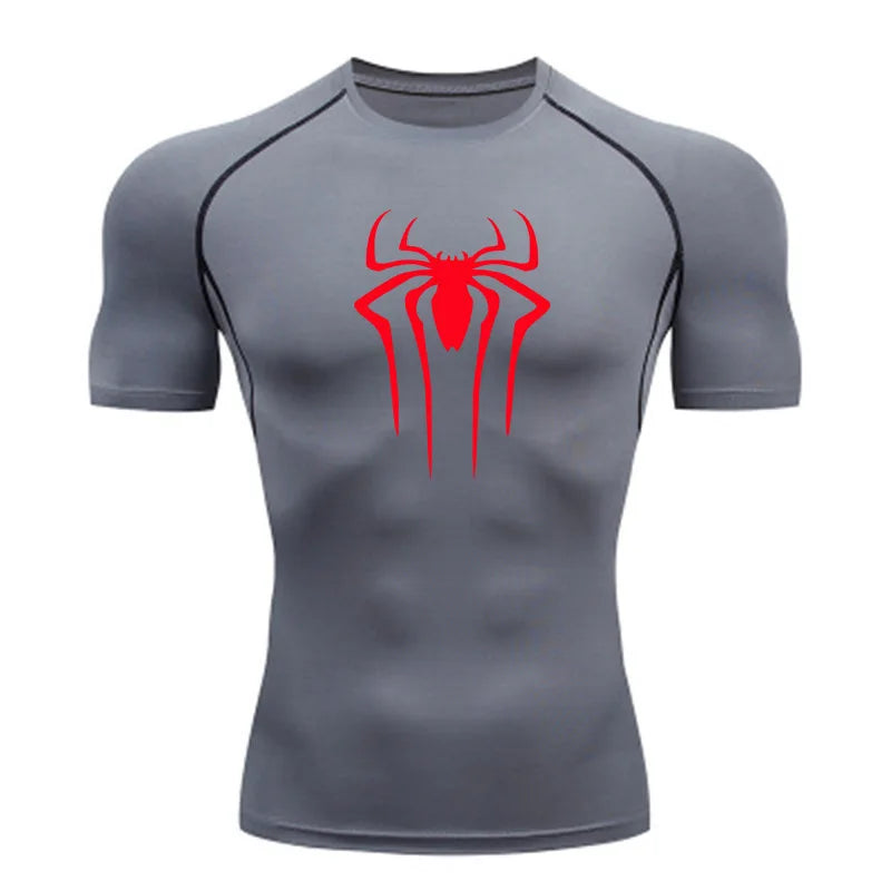 BLKED™ Spider Man Short Sleeve Compression Shirt