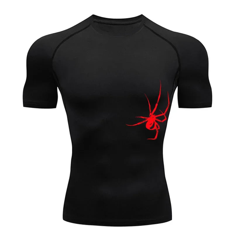 BLKED™ Spider Short Sleeve Compression Shirt