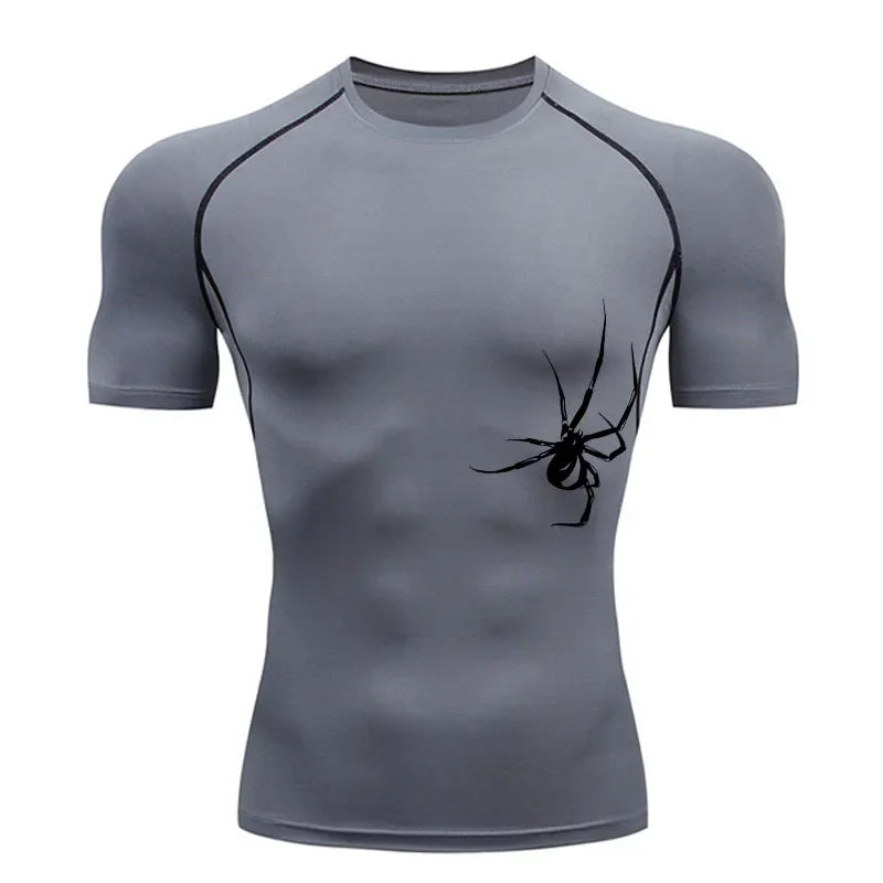 BLKED™ Spider Short Sleeve Compression Shirt