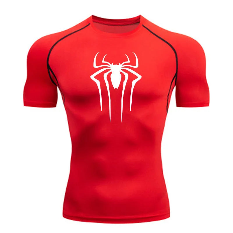 BLKED™ Spider Man Short Sleeve Compression Shirt