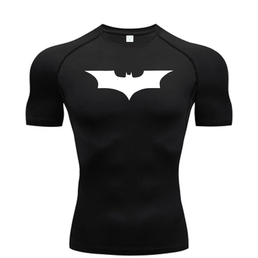 BLKED™ Bat Man Short Sleeve Compression Shirt