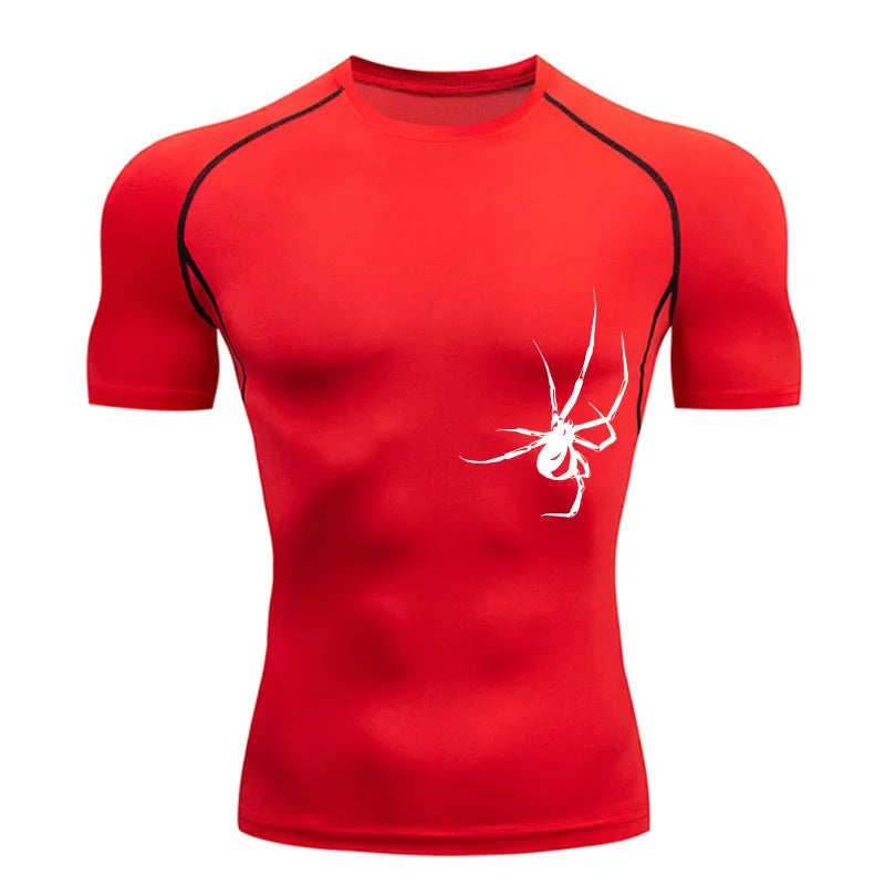 BLKED™ Spider Short Sleeve Compression Shirt