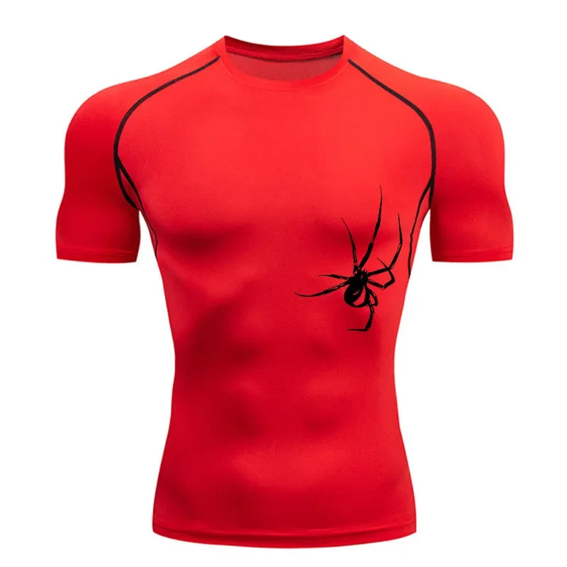 BLKED™ Spider Short Sleeve Compression Shirt