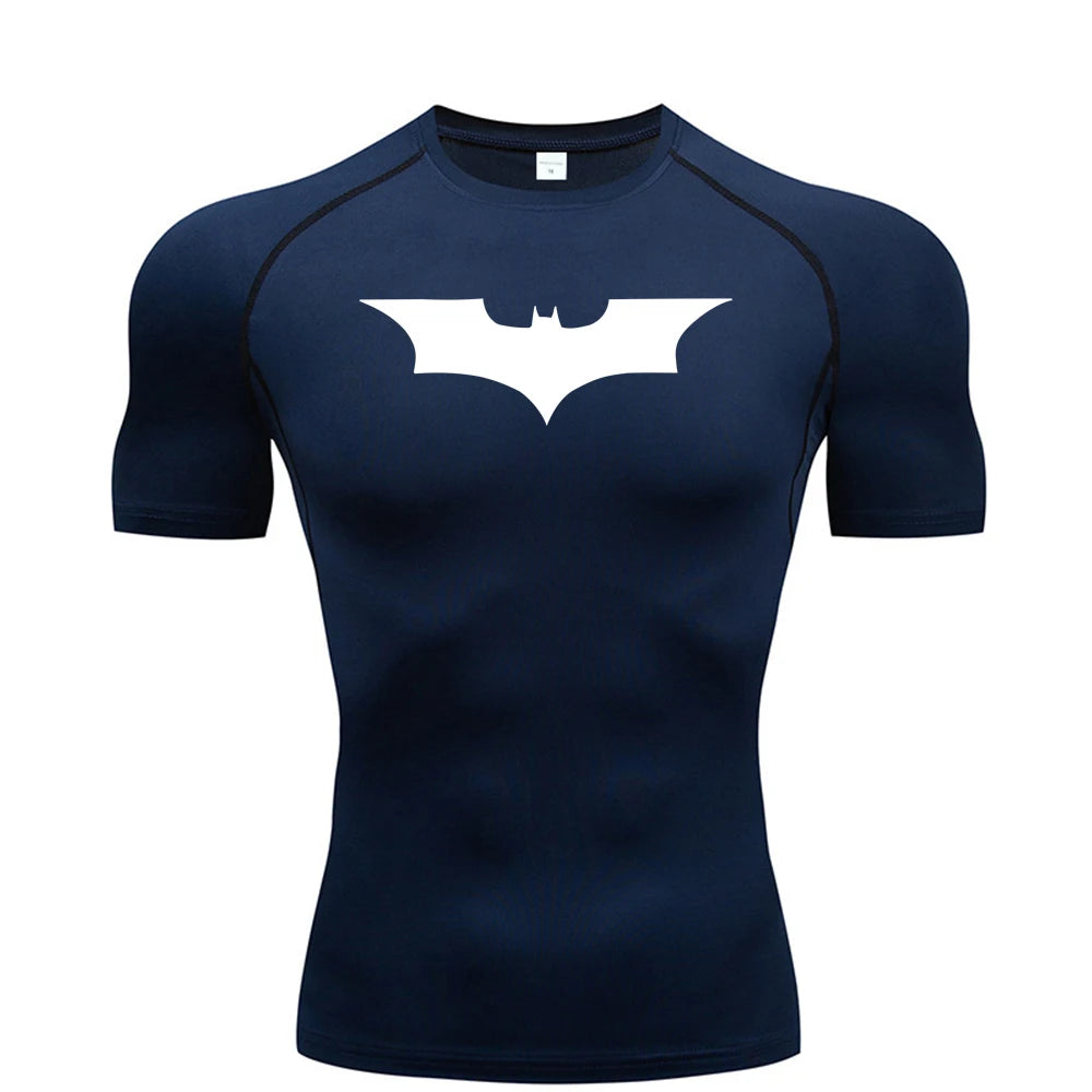 BLKED™ Bat Man Short Sleeve Compression Shirt