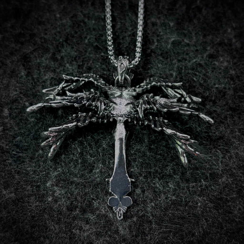 Winged Cross Necklace